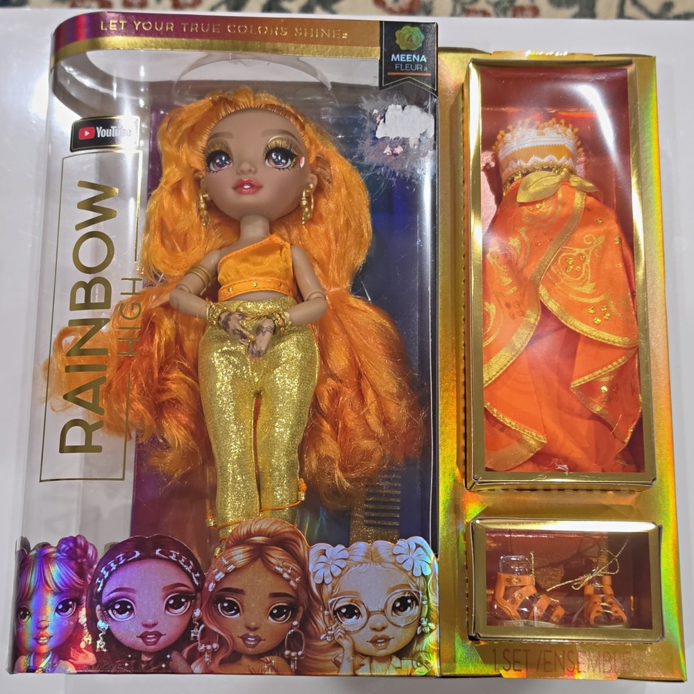 Rainbow High Meena Fleur 11 in Fashion Doll Articulated Unopened w/ Outfit